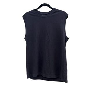 Footlocker black men's tank top, size large